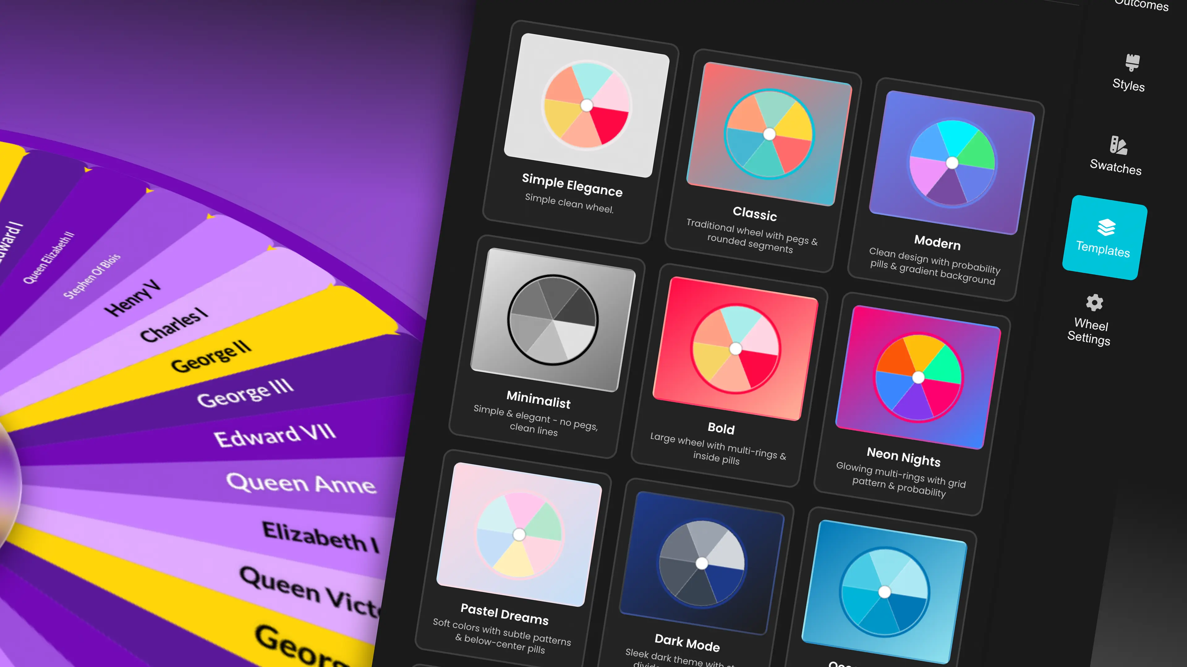 Classroom wheel picker